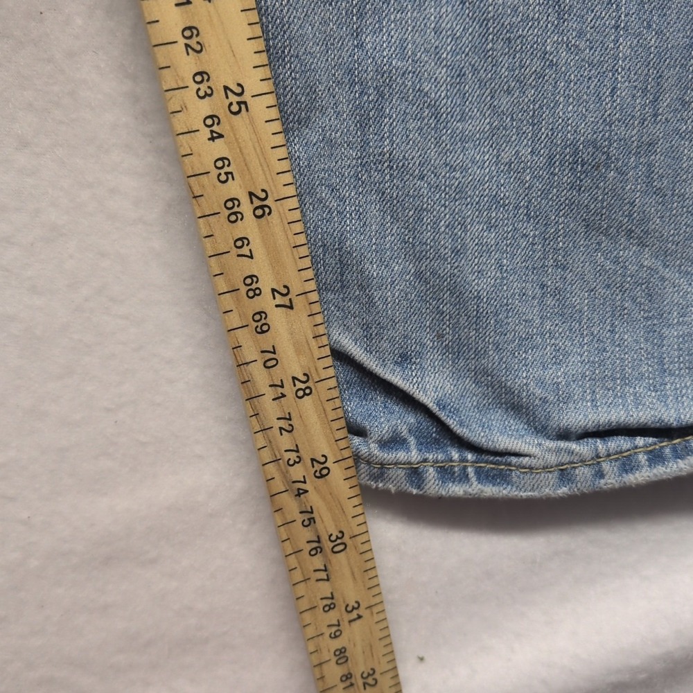American Eagle Jeans Mens 30x32 Blue Original Boot Cut Western Cowboy Faded - Picture 6 of 13